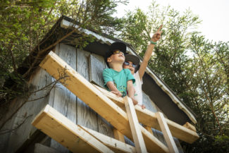 Colline des enfants Charmey cabane