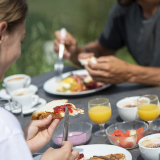 brunch au restaurant Les Dents-Vertes à Charmey