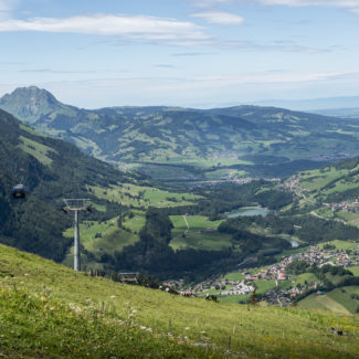 Vue panoramique de la vallée de Charmey