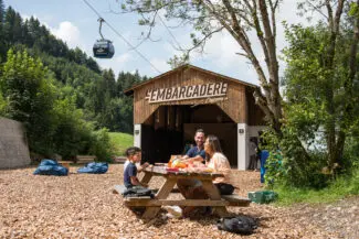 Télécabine de Charmey, restauration à l'intermédiaire